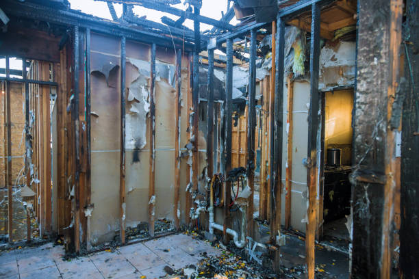 Professional Fire Damage Assessment technician working in Gladwyne, PA